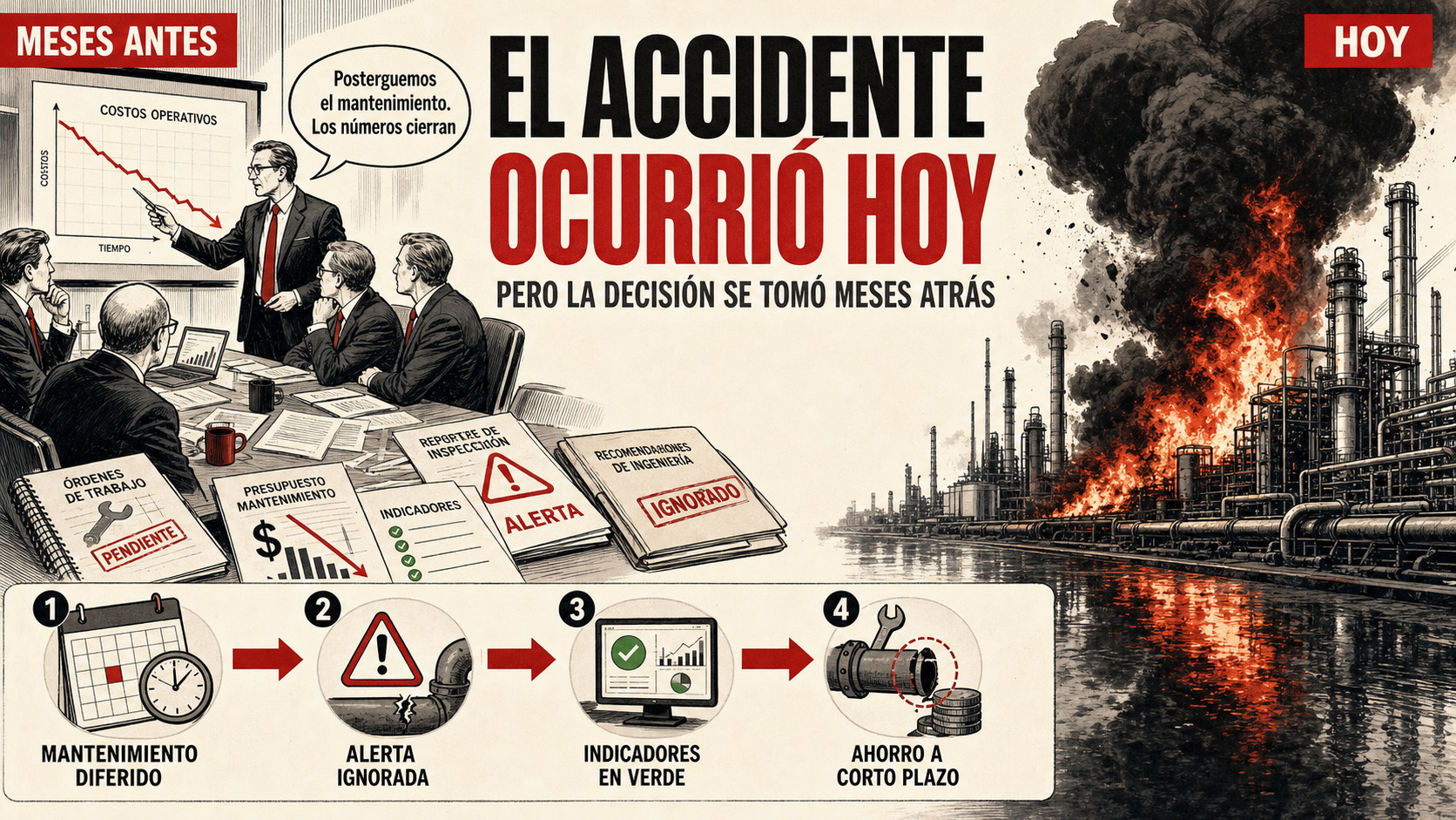 Decisiones latentes en seguridad industrial: guía y diagnóstico